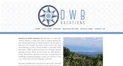 Desktop Screenshot of dwbvacations.com